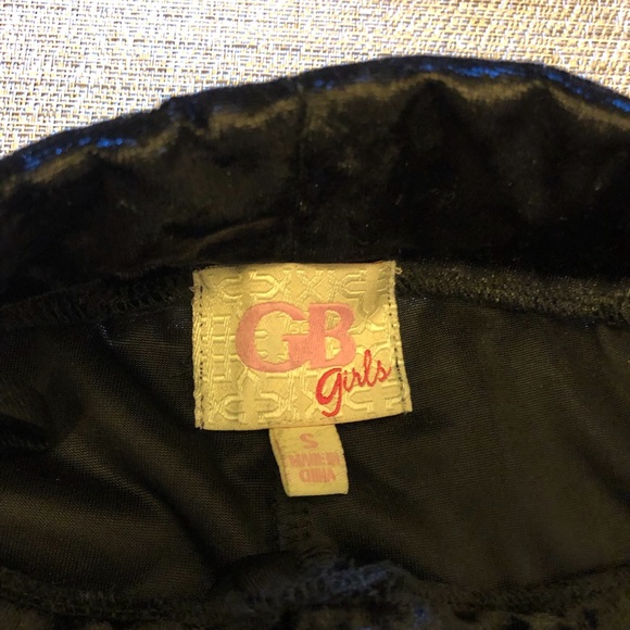 🛍🛍 GIANNI BINI GIRL LIGHT VELVET BLACK PANTS 🛍 - Picture 3 of 5